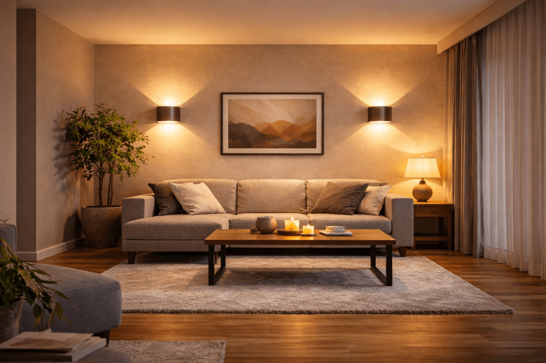 Kako izbrati najboljša stenska svetila za dnevno sobo