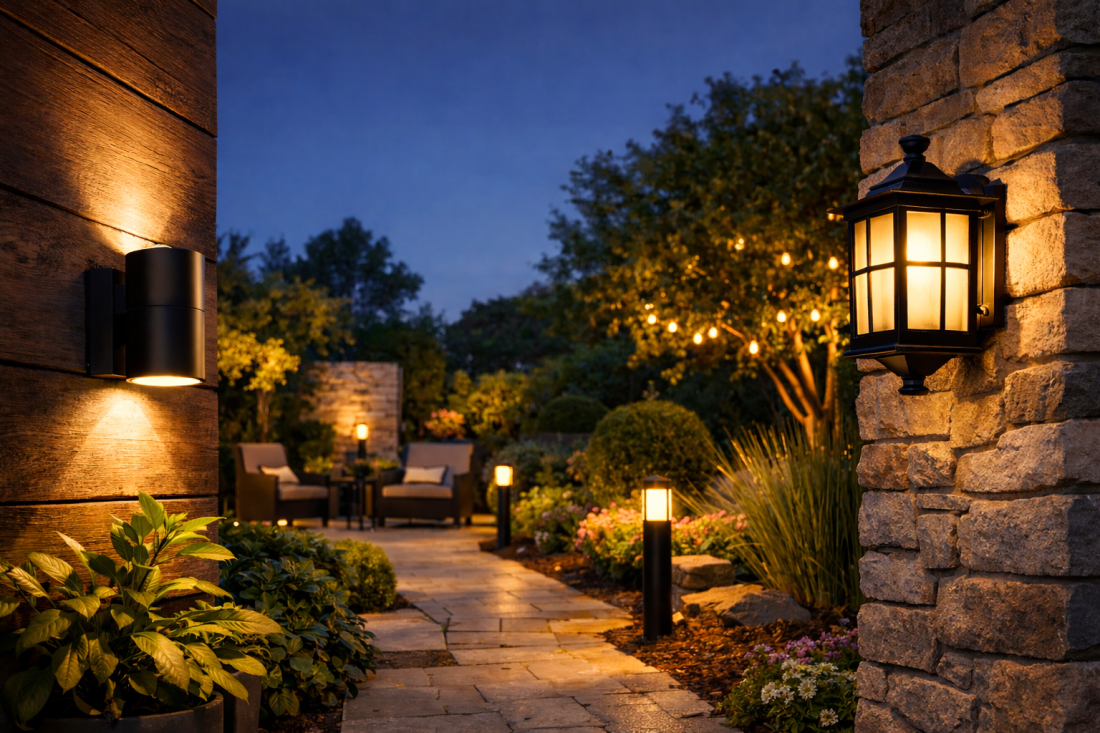 Najboljše zunanje stenske luči za vrt - Katere izbrati?