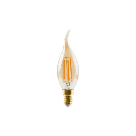 BULB VINTAGE LED E14, 6W E14 6W 2200K Amber glass