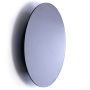 RING MIRROR M stenska svetilka LED 10W toplo bela okrogla alu/črna