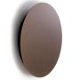 RING L stenska svetilka LED 10W toplo bela okrogla satine chocolate/črna