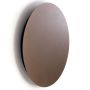 RING M stenska svetilka LED 13W toplo bela okrogla satine chocolate/črna