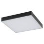 LID stropna svetilka LED 50W toplo bela kvadratna črna/bela