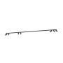 FOURTY VII stropna svetilka GU10 okrogla črna