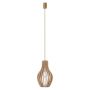 IKA I A viseča svetilka E27 natural wood