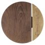 SUN stenska svetilka LED 15W toplo bela dark wood/črna
