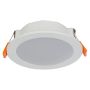KOS panel LED 8W toplo bela IP44/20 okrogel bel