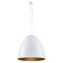EGG XL viseča svetilka E27 bela/zlata