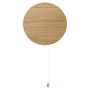 MINIMAL OAK stenska svetilka G9 hrast/črna