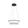 CIRCOLO POWER LED viseča svetilka 67W 3000K črna/bela