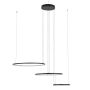 CIRCOLO POWER LED viseča svetilka 85W 3000K črna/bela