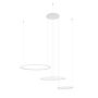 CIRCOLO POWER LED viseča svetilka 85W 3000K bela