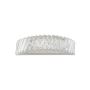 LUXORA LED stenska svetilka 15W 3000K prozorna/nikelj