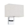 HOTEL MOOD stenska svetilka E27 Cream/krom