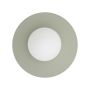 SATURN M stenska svetilka G9 sage green/bela