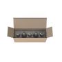 BULB LED E27, A60 2W, 5 PC SET E27 2W 2200K Amber glass