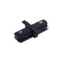 PROFILE RECESSED STRAIGHT CONNECTOR 1-fazni profil črna