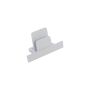 PROFILE RECESSED DEAD END CAP 1-fazni profil bela