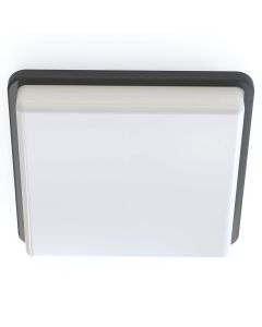 TAHOE II stropna svetilka E27 IP44 kvadratna bela/črna