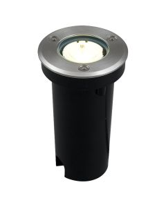 MON talna svetilka LED 1W toplo bela IP67 srebrna