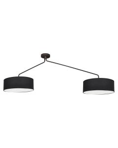 FALCON viseča svetilka E27 črna/bela