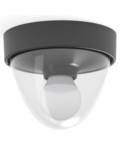 NOOK stropna svetilka E27 IP44 črna/prozorna