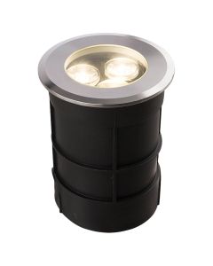 PICCO L talna svetilka LED 3W toplo bela IP67 srebrna