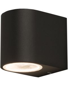 NICO I stenska svetilka GU10 IP54 ovalna antracit