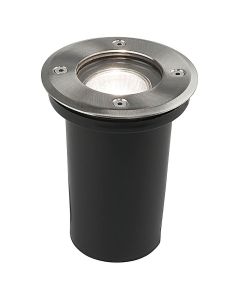 PAOLI talna svetilka GU10 IP67 okrogla srebrna