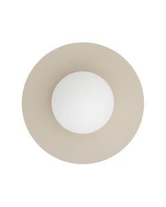 SATURN M stenska svetilka G9 bež/bela