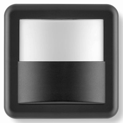 SEGNASENTIERO stenska svetilka LED 4W toplo bela IP67 črna