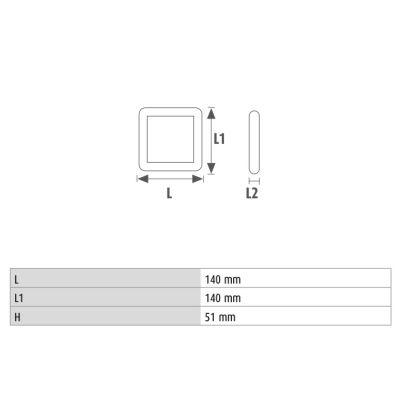 SEGNASENTIERO stenska svetilka LED 4W toplo bela IP67 črna