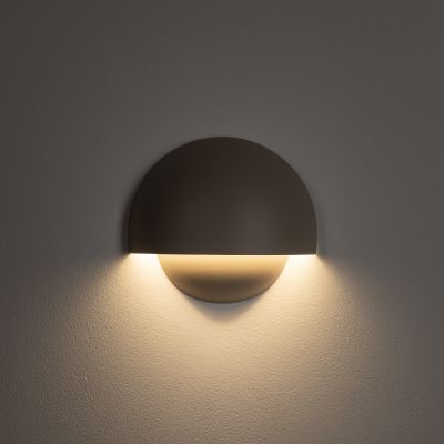 CABO stenska svetilka LED 10W toplo bela IP54 okrogla sand