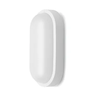 BULKHEAD B ladijska svetilka LED 8W hladno bela IP54 ovalna bela
