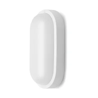 BULKHEADBELP ladijska svetilka LED 18W hladno bela IP54 ovalna bela