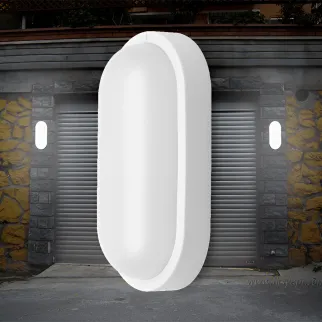 BULKHEADBELP ladijska svetilka LED 18W hladno bela IP54 ovalna bela