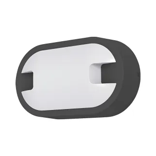 WALLS D ELP siva 15W 6500K IP65 bulkhead