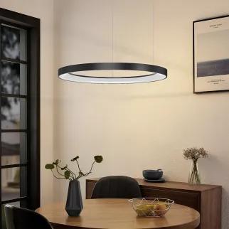 BELLA SLP viseča svetilka LED 36W CCT okrogla črna