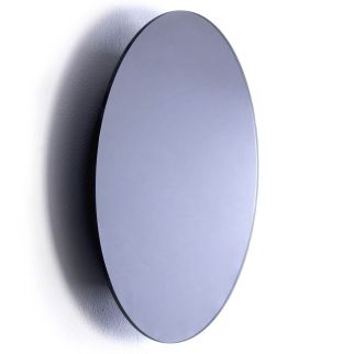 RING MIRROR M stenska svetilka LED 10W toplo bela okrogla alu/črna