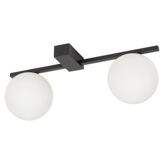 PIK II stenska svetilka G9 okrogla črna/bela