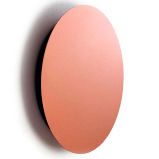 RING M stenska svetilka LED 10W toplo bela okrogla satine copper/črna