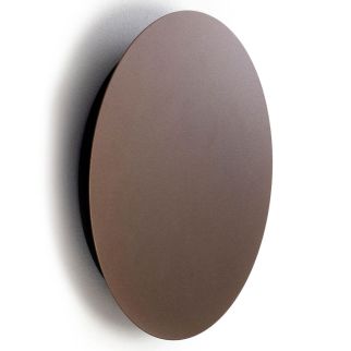 RING L stenska svetilka LED 10W toplo bela okrogla satine chocolate/črna