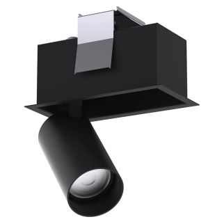 MONO DEEP I stropna svetilka GU10 pravokotna črna/črna
