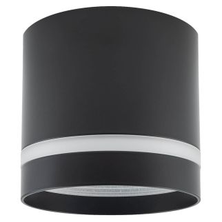 CRES stropna svetilka GX53 okrogla črna