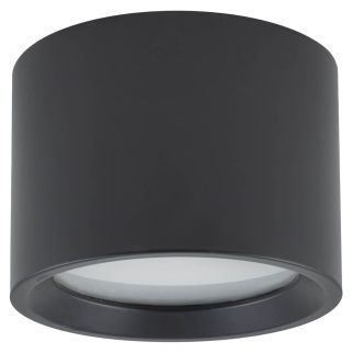 BOL stropna svetilka GX53 IP54 okrogla črna
