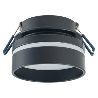 MLJET stropna svetilka GU10 okrogla črna