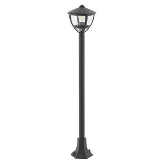 AMELIA 100 talna svetilka E27 IP44 okrogla črna/prozorna