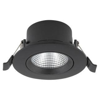 EGINA stropna svetilka LED 10W toplo bela okrogla črna