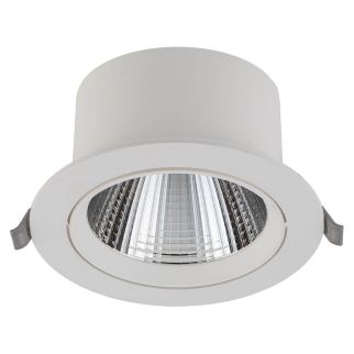 EGINA stropna svetilka LED 15W toplo bela okrogla bela