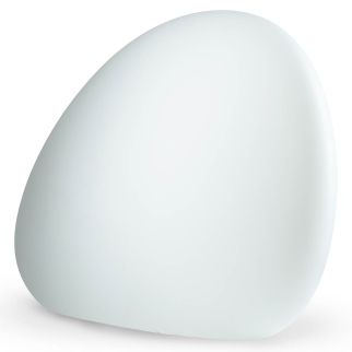 STONE M talna svetilka E27 IP44 okrogla bela